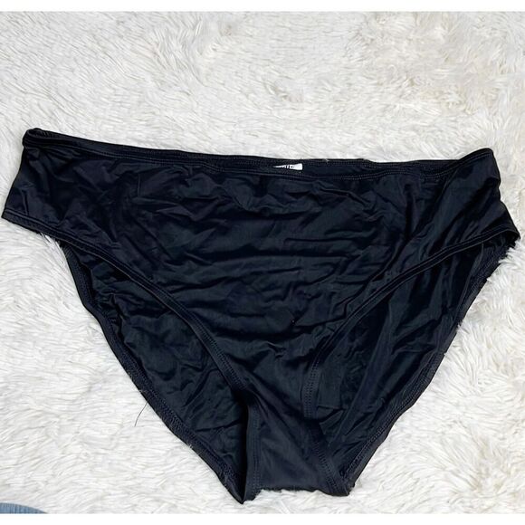 Faherty x Andie The Bikini Bottom in Black NWT XXXL Plus Size - Picture 2 of 7